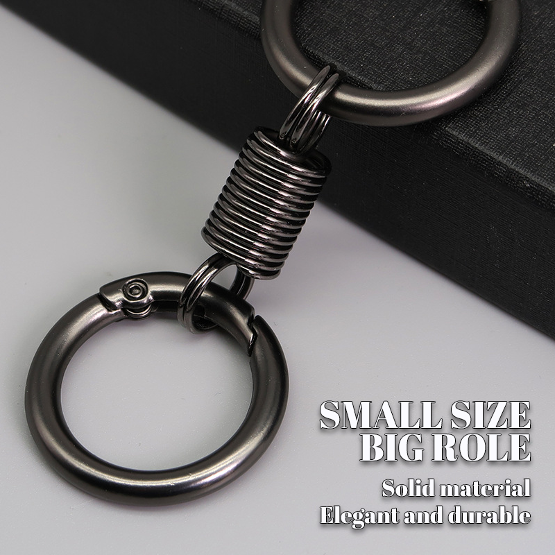 (🔥2024 Promotion - 49% off)Nordic Retro Spring Double Ring Keychain
