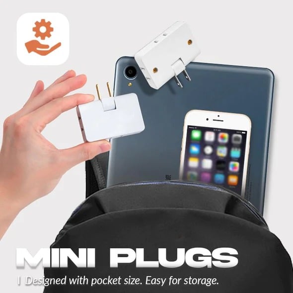 (🔥2024 Promotion - 49% off)2024-180 Degrees Rotatable Socket Converter