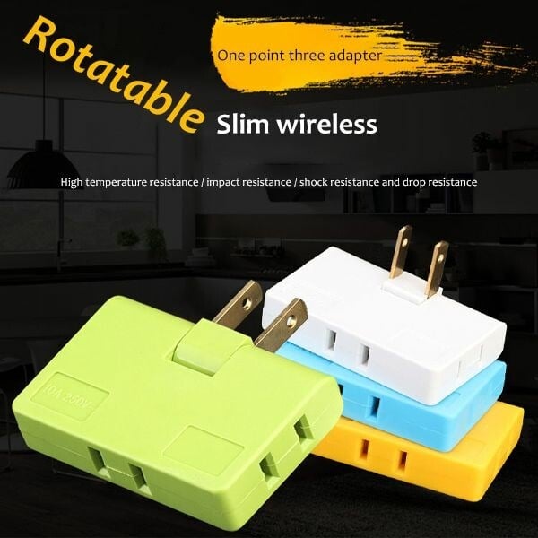 (🔥2024 Promotion - 49% off)2024-180 Degrees Rotatable Socket Converter