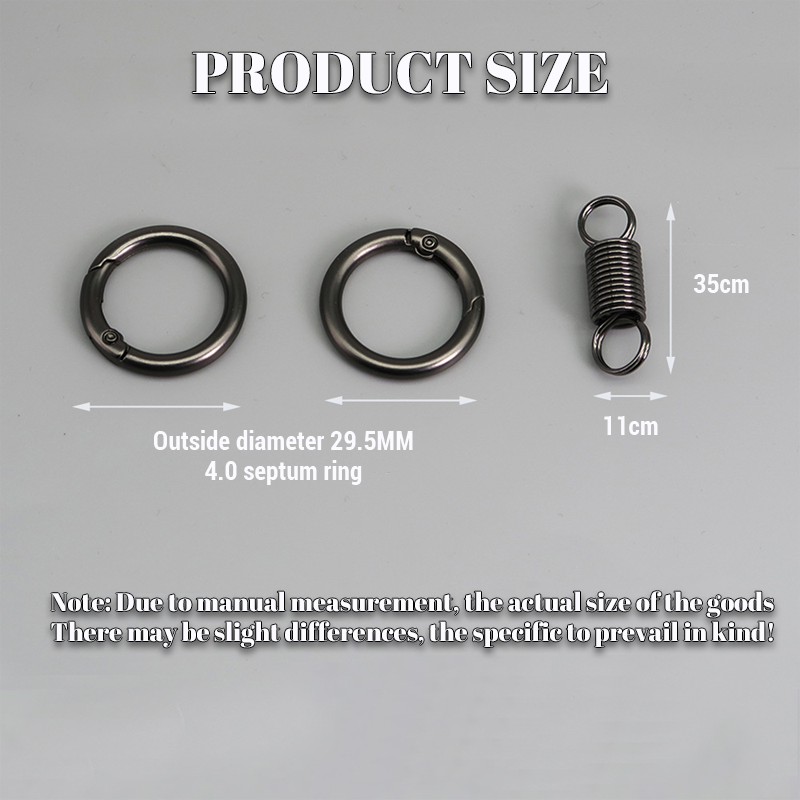 (🔥2024 Promotion - 49% off)Nordic Retro Spring Double Ring Keychain