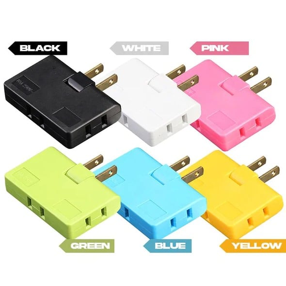 (🔥2024 Promotion - 49% off)2024-180 Degrees Rotatable Socket Converter