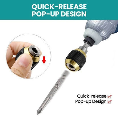 (🎁2024 Hot Sale🎁)Quick-release Hexagon Drill Bit Coupling