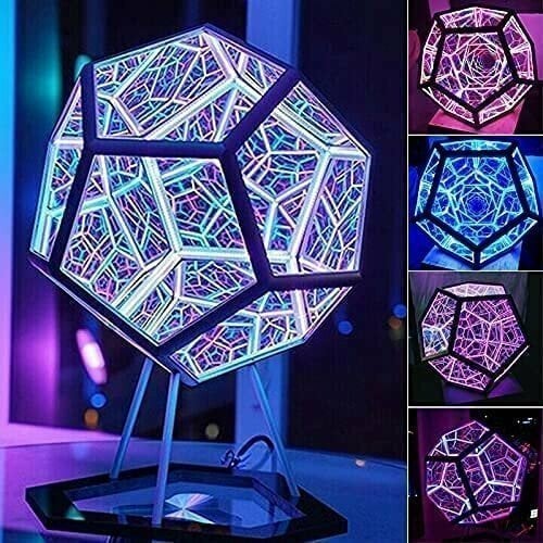 (🎁2024 Hot Sale🎁 49% Off🎁)Infinite Dodecahedron Color Art Light