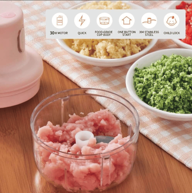 (🎁2024 Hot Sale🎁 49% Off🎁)Wireless Food Chopper🔥